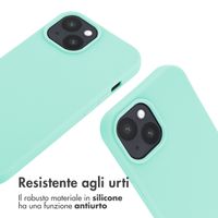imoshion Cover in Silicone con Cordino Apple iPhone 15 - Menta verde