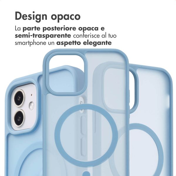 imoshion Cover posteriore Color Guard con MagSafe Apple iPhone 12 (Pro) - Azzurro