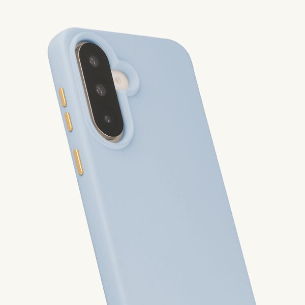 Selencia Cover posteriore Rivièra con MagSafe con ganci rimovibili Samsung Galaxy A36 / A56 - Powder Blue