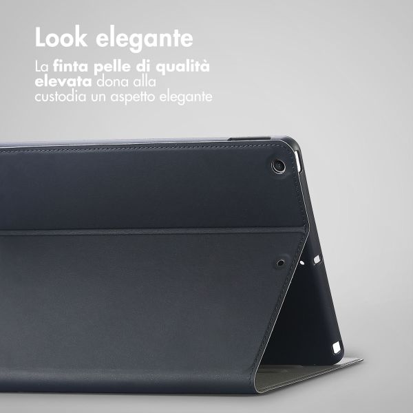 Accezz Cover Tablet Classica Apple iPad 9 (2021) 10.2 pollici / iPad 8 (2020) 10.2 pollici / iPad 7 (2019) 10.2 pollici - Nero