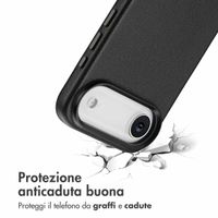 Accezz Cover in Pelle con MagSafe Apple iPhone Air - Onyx Black