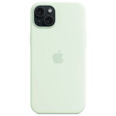 Apple Cover Posteriore in Silicone con MagSafe Apple iPhone 15 Plus - Soft Mint