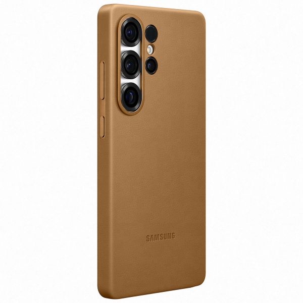 Samsung Cover originale KindSuit in pelle vegana Samsung Galaxy S25 Ultra - Marrone