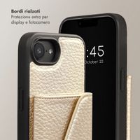 Selencia Cover per telefono Sera con cordino e portacarte a busta Apple iPhone 17e / 16e - Champagne