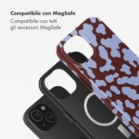 Selencia Cover posteriore Vivid con MagSafe Apple iPhone 15 - Moo'd Lavender Glow