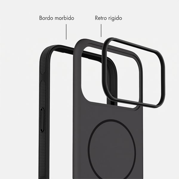 imoshion Cover posteriore Color con Thin MagSafe Ring Apple iPhone 18 Pro Max / 17 Pro Max - Nero