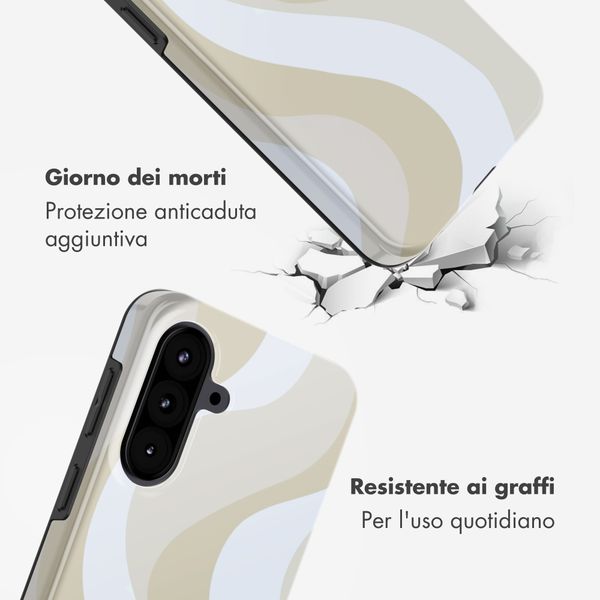 Selencia Cover Posteriore Vivid Samsung Galaxy A57 (5G) - Desert Waves Beige