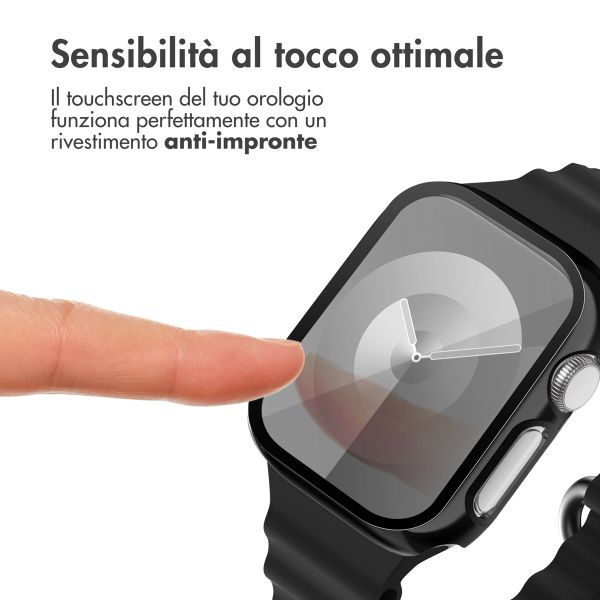 imoshion Cover rigida integrale lucida Apple Watch 1 / 2 / 3 - 38 mm - Nero