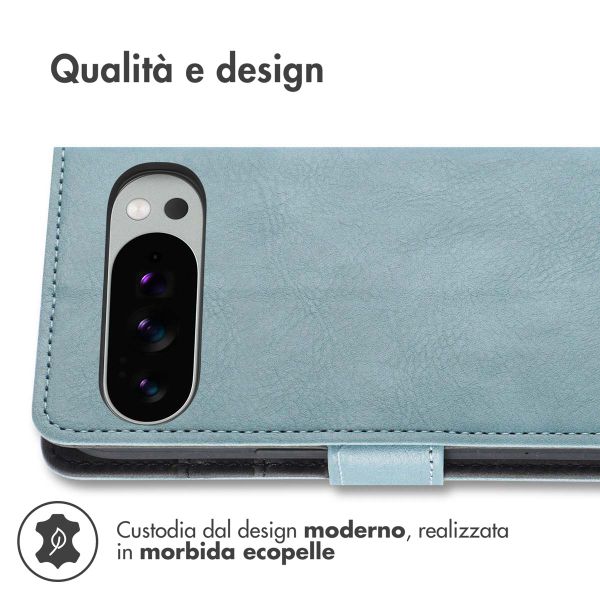 imoshion Cover a libro di Lusso Google Pixel 10 / 10 Pro - Azzurro