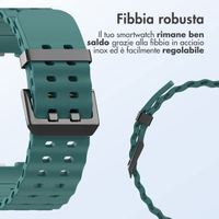 imoshion Cinturino Ocean in silicone Samsung Galaxy Watch 8 (40/44mm) / Classic (46mm) - Verde scuro