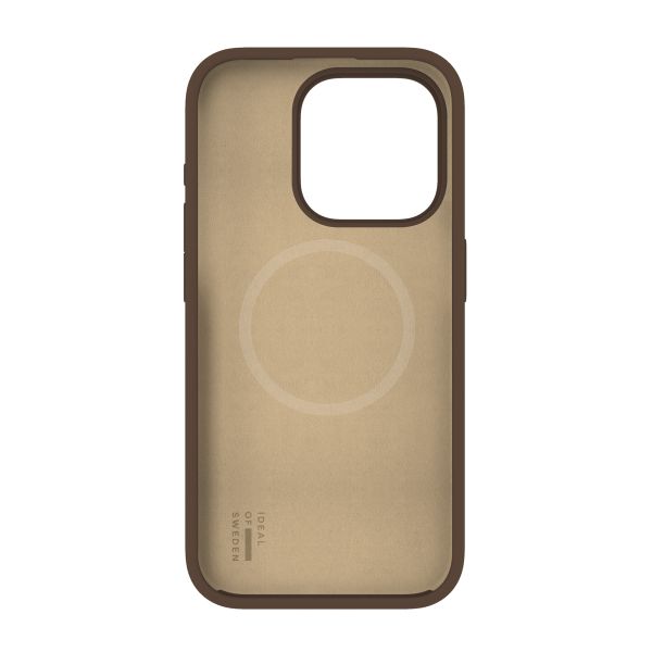 iDeal of Sweden Cover in silicone con MagSafe Apple iPhone 15 Pro - Mocha Mousse