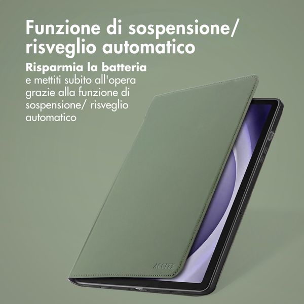 Accezz Cover Tablet Classica Samsung Galaxy Tab A9 Plus - Verde