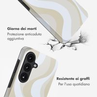 Selencia Cover posteriore Vivid con MagSafe Samsung Galaxy S26 - Desert Waves Beige