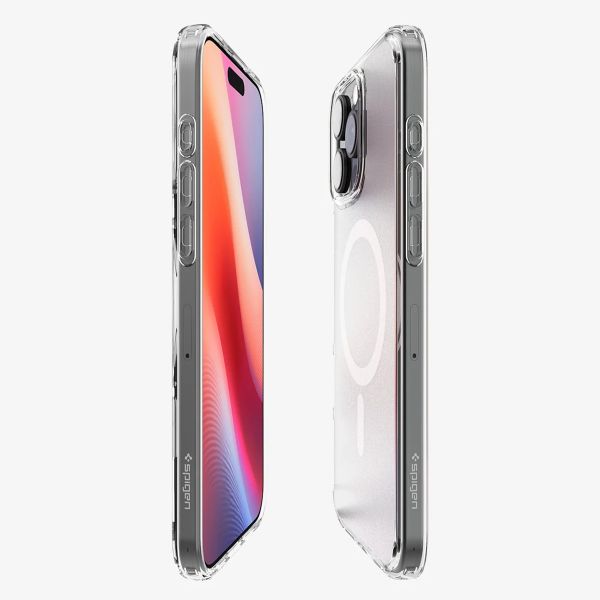 Spigen Cover Posteriore Ultra Ibrida con MagSafe Apple iPhone 16 Pro - Frost Clear