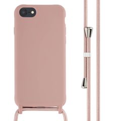 imoshion Cover in Silicone con Cordino Apple iPhone SE (2022 / 2020) / 8 / 7 - Sand Pink