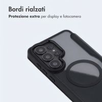 imoshion Bookcase trasparente con MagSafe Samsung Galaxy S26 Ultra - Nero