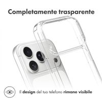 Accezz Cover Posteriore Xtreme ad Alta Protezione Apple iPhone 18 Pro / 17 Pro - Trasparente