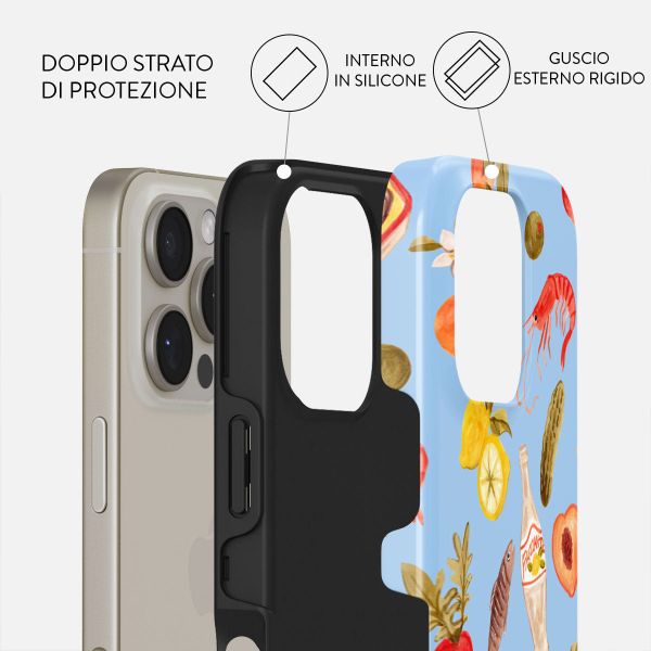 Burga Cover Posteriore Resistente con MagSafe Apple iPhone 16 Pro - Al Fresco