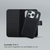 Selencia Libreria rimovibile Olyn con MagSafe Apple iPhone 17 Pro - Nero