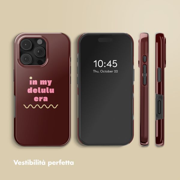 Selencia Cover posteriore Vivid con MagSafe Apple iPhone 16 Pro - Delulu