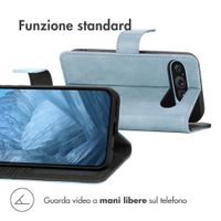 imoshion Cover a libro di Lusso Google Pixel 9 / 9 Pro - Azzurro