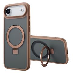 Accezz Cover con anello e supporto con MagSafe Apple iPhone Air - Marrone