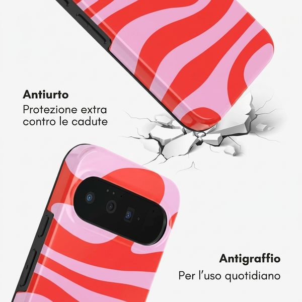 Selencia Cover posteriore Vivid con MagSafe Google Pixel 11 Pro - Dream Swirl Pink