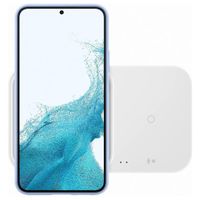 Samsung ﻿Wireless Charger Duo - Caricatore wireless - Con adattatore e cavo di ricarica - 15 Watt - Bianca