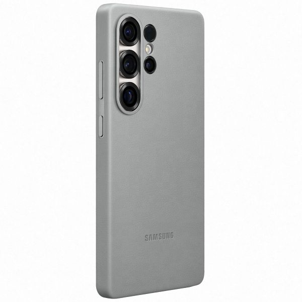 Samsung Cover originale KindSuit in pelle vegana Samsung Galaxy S25 Ultra - Grigio