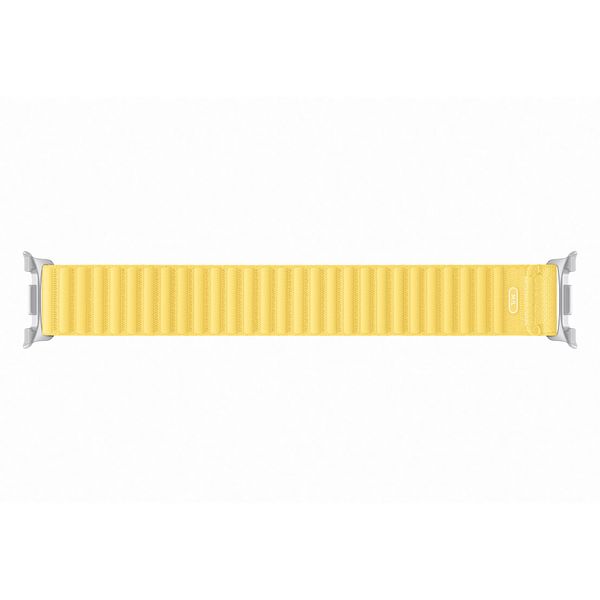 Samsung Cinturino in tessuto originale Samsung Galaxy Watch 9 (40/44mm) / Watch 8 (40/44mm) / Classic (46mm) - Taglia M/L - Giallo