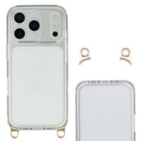 Selencia Cover con ganci removibili Apple iPhone 18 Pro / 17 Pro - Trasparente