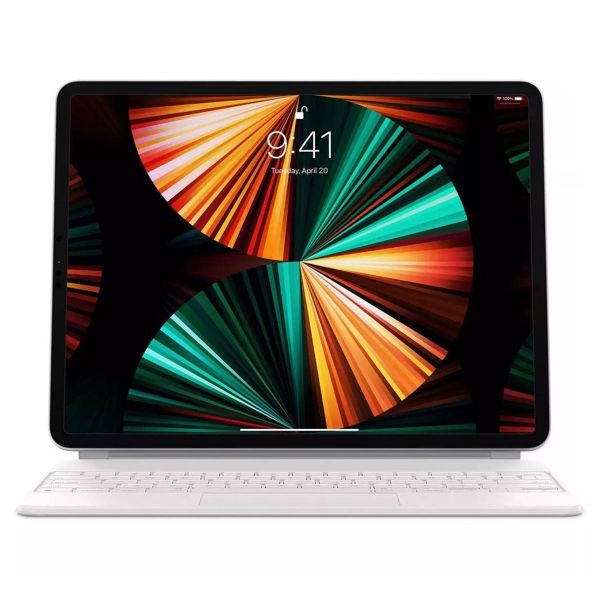 Apple Magic Keyboard Apple iPad Air 13 pollici (2026) M4 / (2025) M3 / (2024) M2 / iPad Pro 12.9 (2018/2020/2021/2022) - QWERTY / NL - Bianco