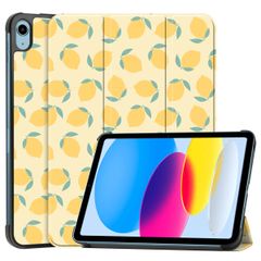 imoshion Cover Trifold Design Apple iPad 11 (2025) 11 pollici A16 / iPad 10 (2022) 10.9 pollici - Citrus Dream