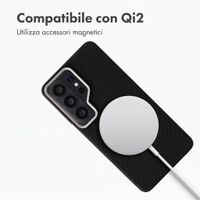 Accezz Cover Mesh con MagSafe Samsung Galaxy S26 Ultra - Nero