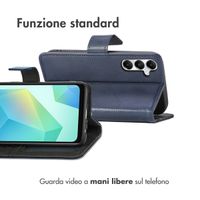 imoshion Cover a libro di Lusso Samsung Galaxy A17 (5G) / (4G) - Blu scuro