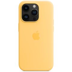 Apple Cover Posteriore in Silicone con MagSafe Apple iPhone 14 Pro - Sunglow