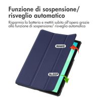 imoshion Cover a libro Trifold Samsung Galaxy Tab A11 Plus - Blu scuro