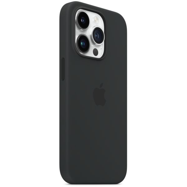 Apple Cover Posteriore in Silicone con MagSafe Apple iPhone 14 Pro - Midnight
