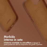 Accezz Cover in Pelle con MagSafe Apple iPhone 14 - Sienna Brown