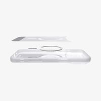 Spigen Cover Posteriore Ultra Ibrida con MagSafe Apple iPhone 17 Pro Max - Clear Silver