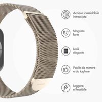 imoshion Cinturino milanese magnetico Apple Watch | 38/40/41/42 mm - Taglia M - Champagne Gold