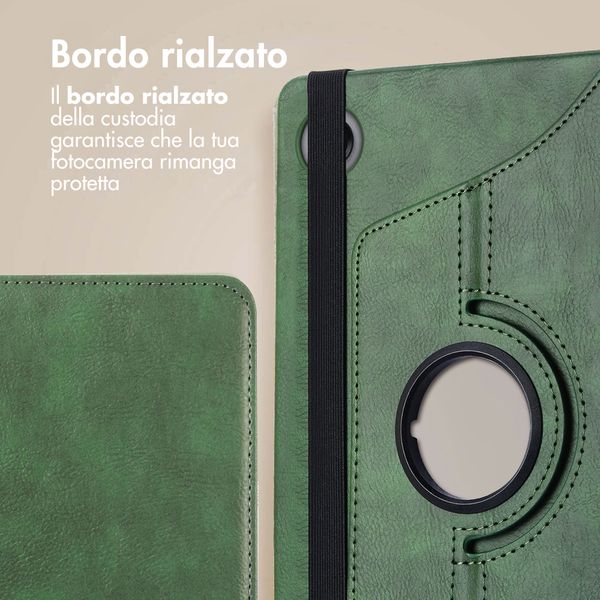 imoshion Cover Girevole a 360° Samsung Galaxy Tab A11 / A9 8.7 pollici - Verde