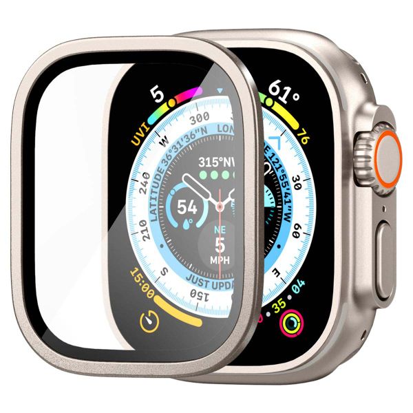 Spigen Glas.tR Slim Pro pellicola protettiva Apple Watch Ultra 1 / 2 - 49 mm - Titanium