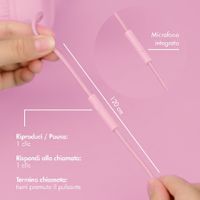 imoshion Cuffie per bambini con filo - cavo AUX - limitatore di decibel - Candy Pink