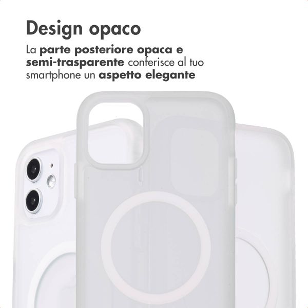 imoshion Cover posteriore Color Guard con MagSafe Apple iPhone 11 - Bianco
