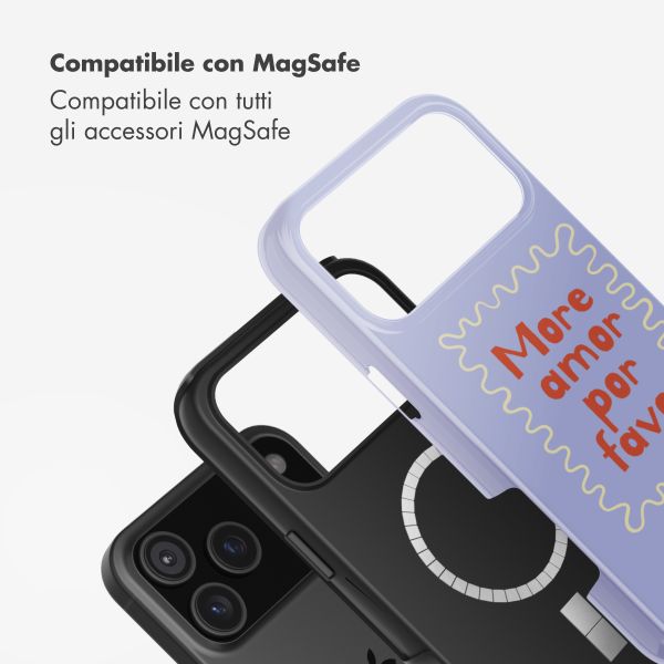 Selencia Cover posteriore Vivid con MagSafe Apple iPhone 17 Pro Max - More Amor