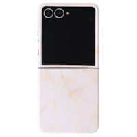 Selencia Cover posteriore Vivid con MagSafe Samsung Galaxy Z Flip 8 - Golden Beige Marble