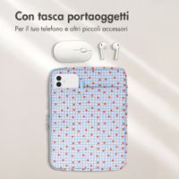 imoshion Custodia per laptop Design 15-16 pollici - Cherry Check