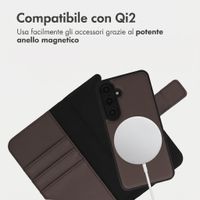 imoshion Cover a libro di lusso 2-in-1 rimovibile Samsung Galaxy S24 FE - Marrone