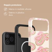 Selencia Cover posteriore Vivid con MagSafe Apple iPhone 17 Pro - Paisley Blush